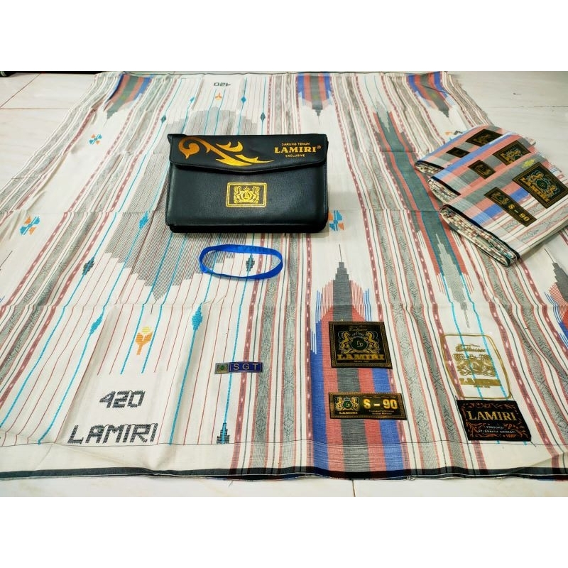 COD / SARUNG LAMIRI 420 SONGKET TYPE SGT MESRES SUPER ori by LAMIRI (N)
