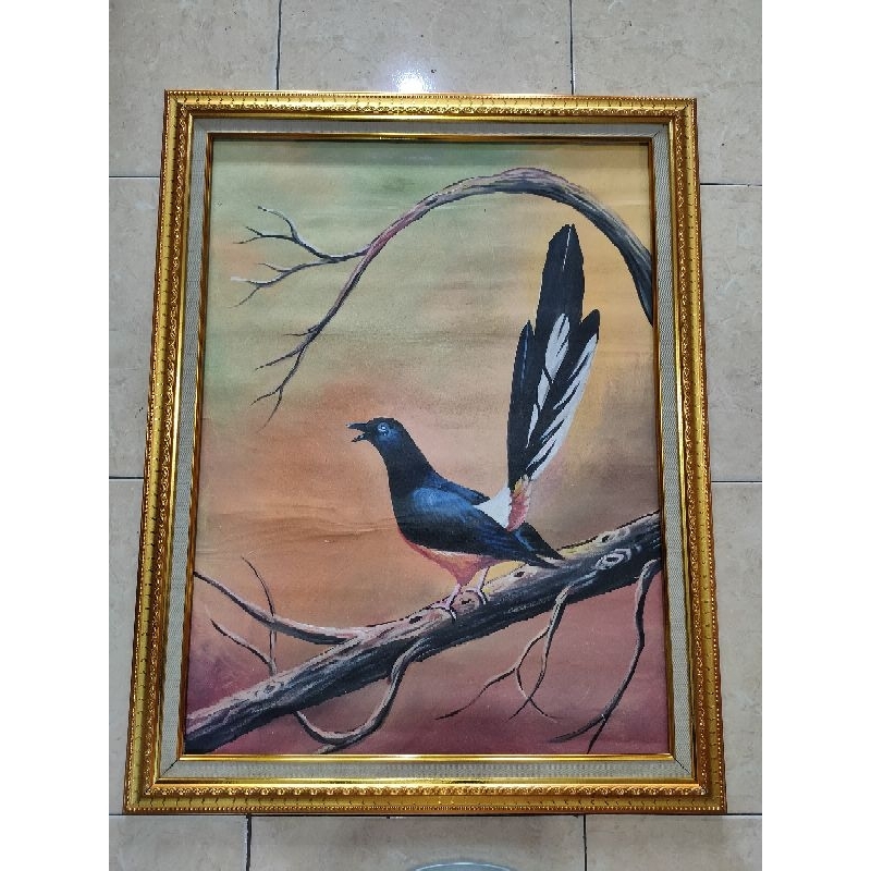 Lukisan Burung Lukisan Anjing Lukisan Kucing Hiasan Dinding Rumah Kamar Kantor
