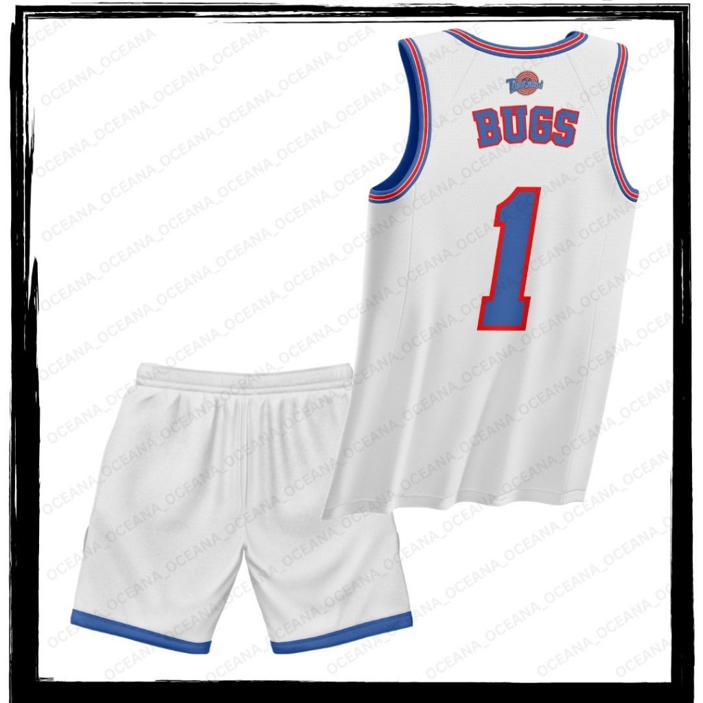 TERBARU HOT DEALS BAJU JERSEY BASKET TUNE SQUAD BUGS FULL PRINTING PREMIUM GRATIS NAME SET