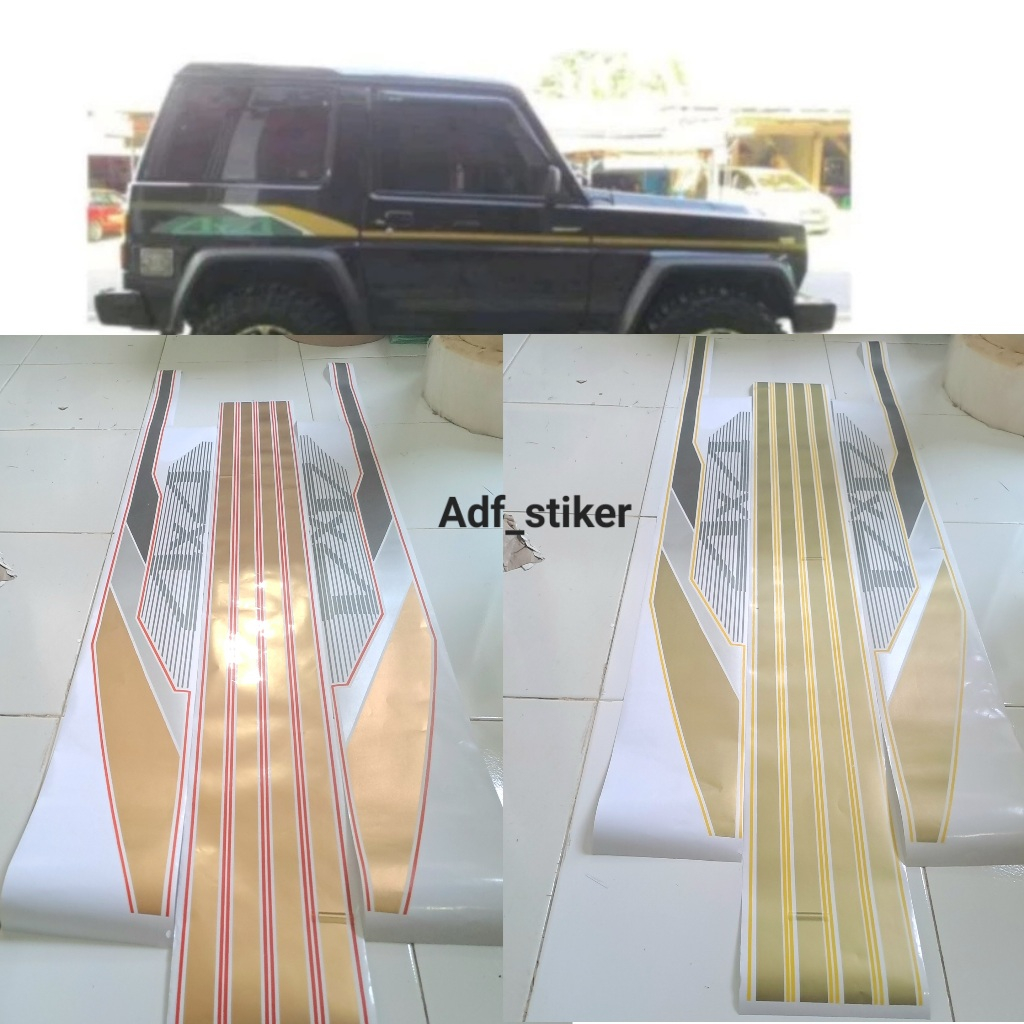 Stiker Striping List Body Taft 4x4 / stiker daihatsu Taft GT 4x4 Rocky Hiline taft / Sticker taft 4x