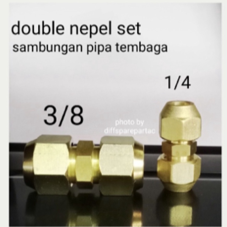 CLk Double Naple sambungan nepel AC 14  38
