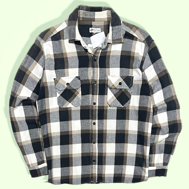 Natural Story Japanese Brand Wool Overshirt Long