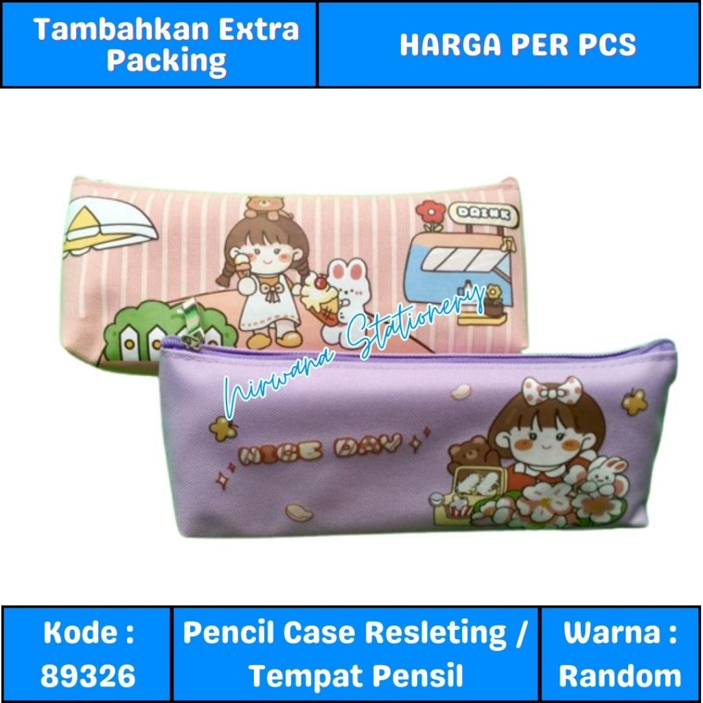 

Pencil Case Resleting / Tempat Pensil Girl 89326