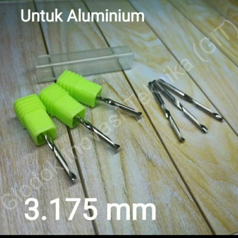 

Mata Bit Pisau Cutter Bor CNC Router Milling 3.175 3mm single flute