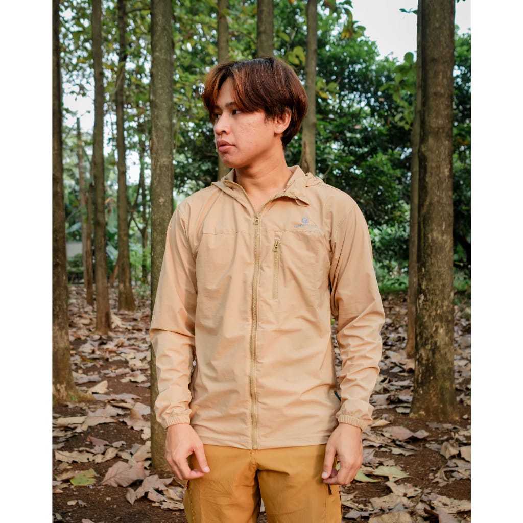 Jaket Olahraga Camping Hiking GREENFOREST Lavatera Jaket Lipat Running Olahraga Outdoor Pria & Wanit