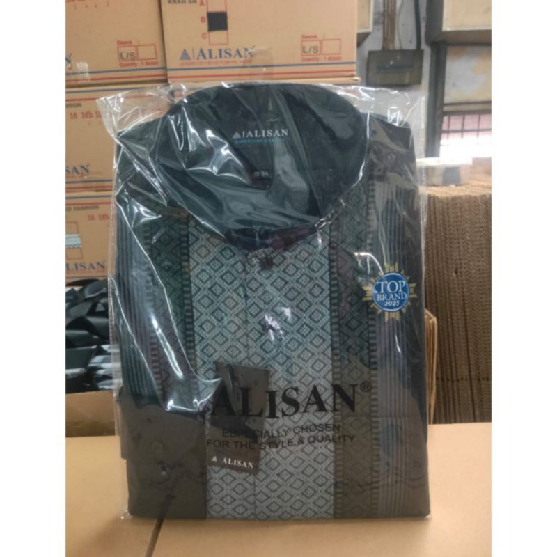 BAJU KOKO ALISAN ORIGINAL HITAM