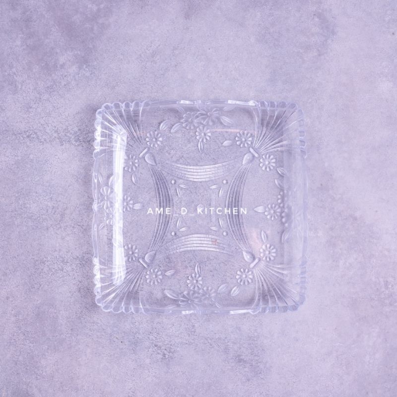 Baki transparan kecil BTKK 156 golden lemon