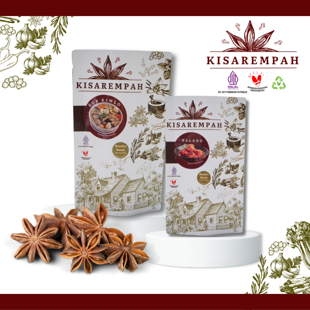

Bumbu Kimlo & Balado | 2 SASET | Bumbu Instant Cepat Saji by KisaRempah