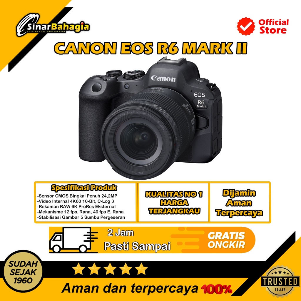 CANON EOS R6 MARK ll kamera mirrorles / kamera canon/ canon eos r6 mark ll