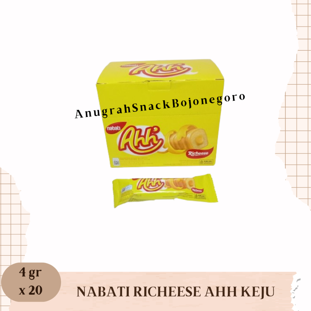 

Nabati Richeese Ahh Keju 4gr x 20