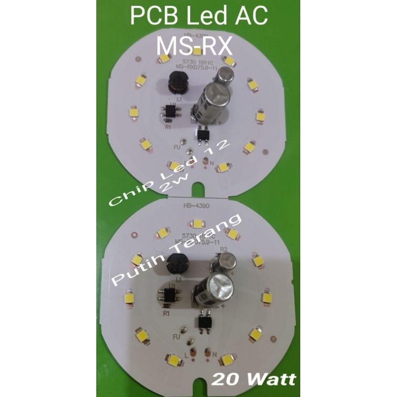 PCB Alumunium LED 20W 7500k Premium