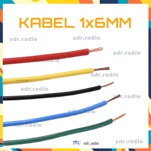 Kabel Serabut NYAF 6mm Kabel NYAF 6mm Per Meter 1x6mm 1x6.0mm
