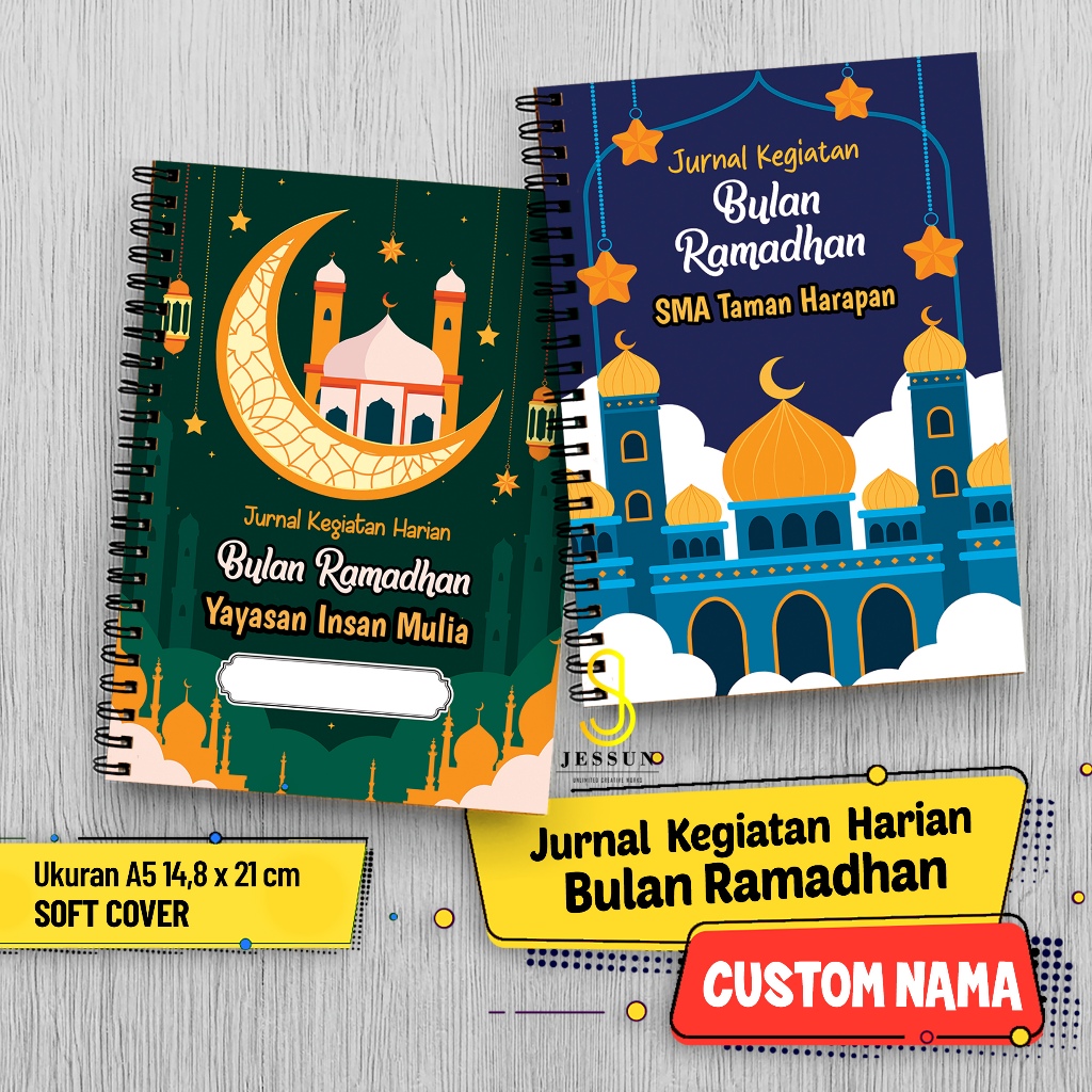 

Buku Kegiatan Ramadhan CUSTOM NAMA | Jurnal A5 Pondok Ramadhan SD/SMP/SMA