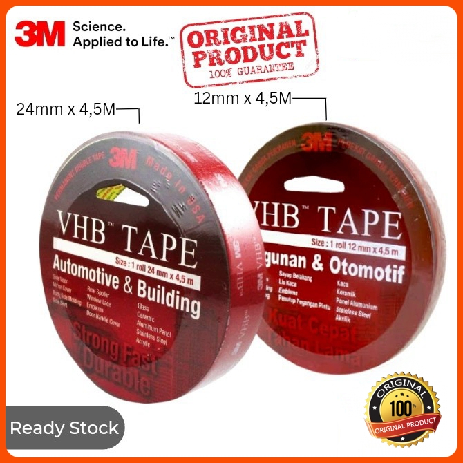 double tape 3M 12 mm x 4,5 m /8mm x 4,5 m DOUBLE FOAM TAPE ORIGINAL
