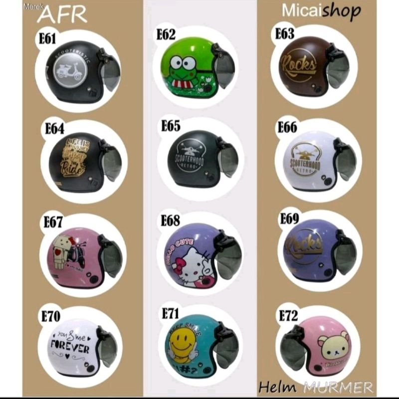 HELM BOGO CLASSIC RIJECK [BUKAN BEKAS]