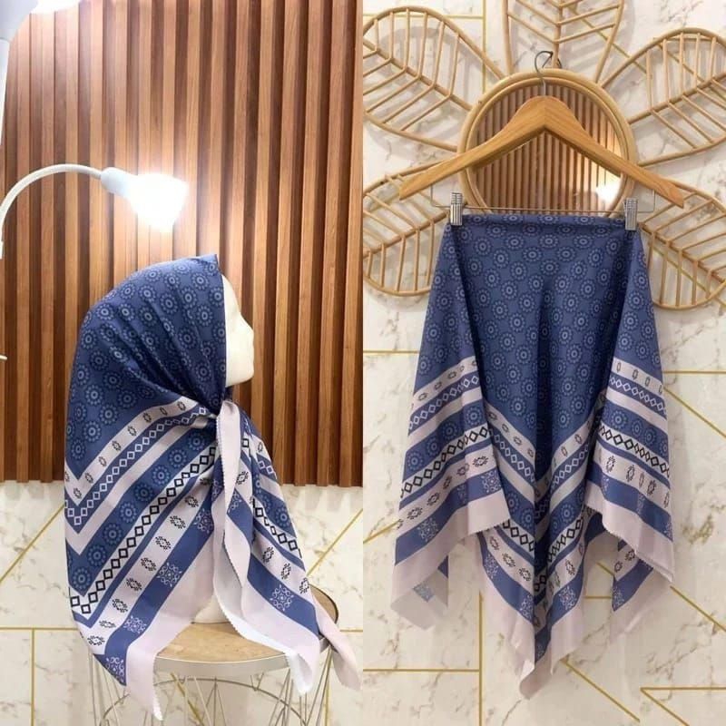 HIJAB JILBAB SEGI EMPAT MOTIF MEWAH LEBARAN VOAL PREMIUM LASERCUT