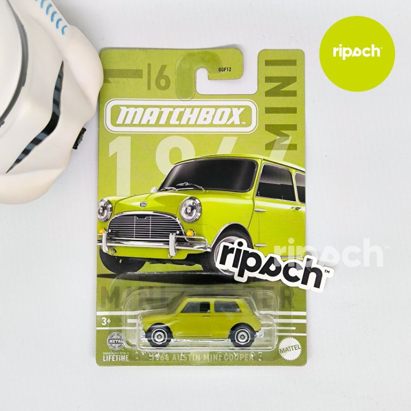 Matchbox 1964 Austin Mini Cooper Hijau