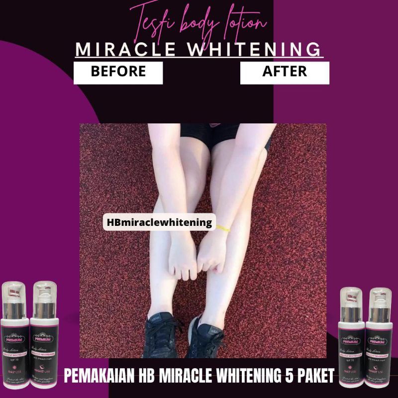 HB MIRACLE WHITENING/ PREMIUM /HB VIRAL SUPER AMPUH