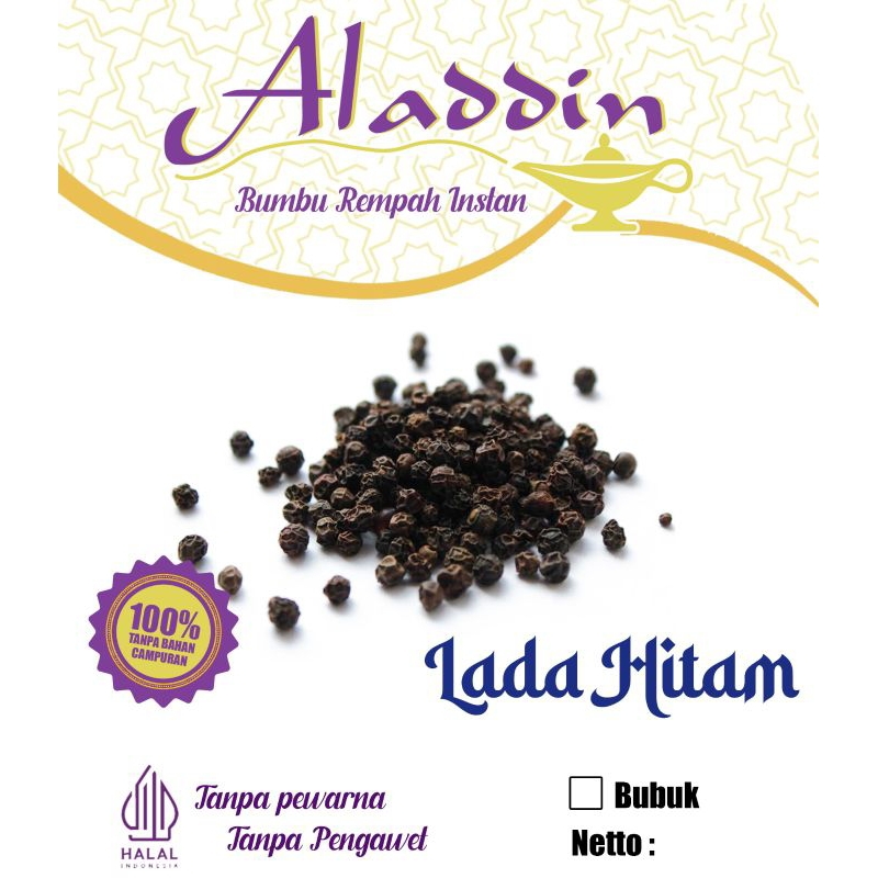 

100 GRAM LADA HITAM BUBUK / BLACK PEPPER / BUMBU LADA HITAM