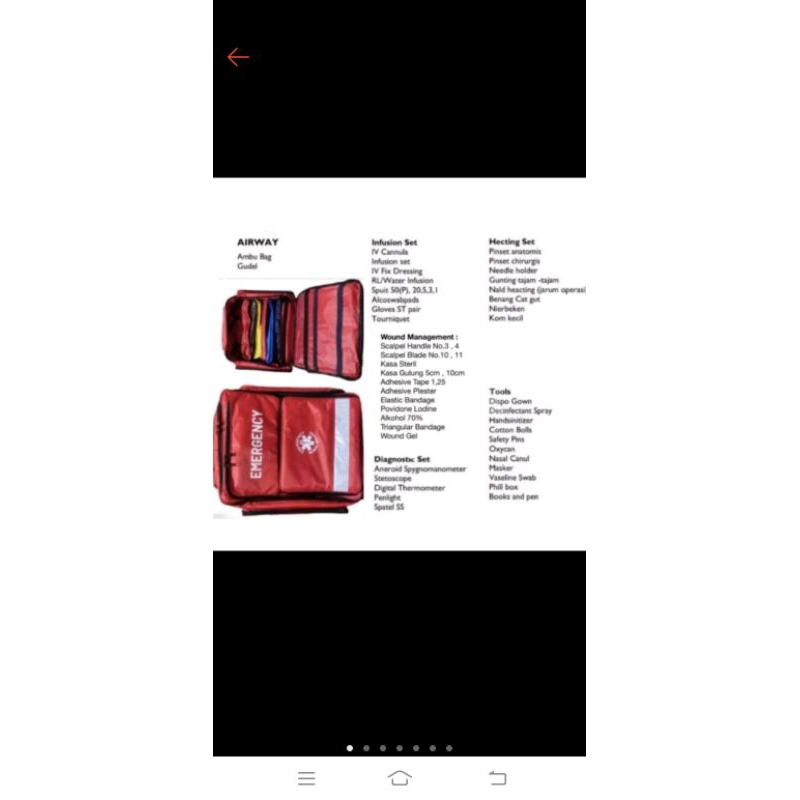 TAS Emergency Kit / Emergency First Aid Kit