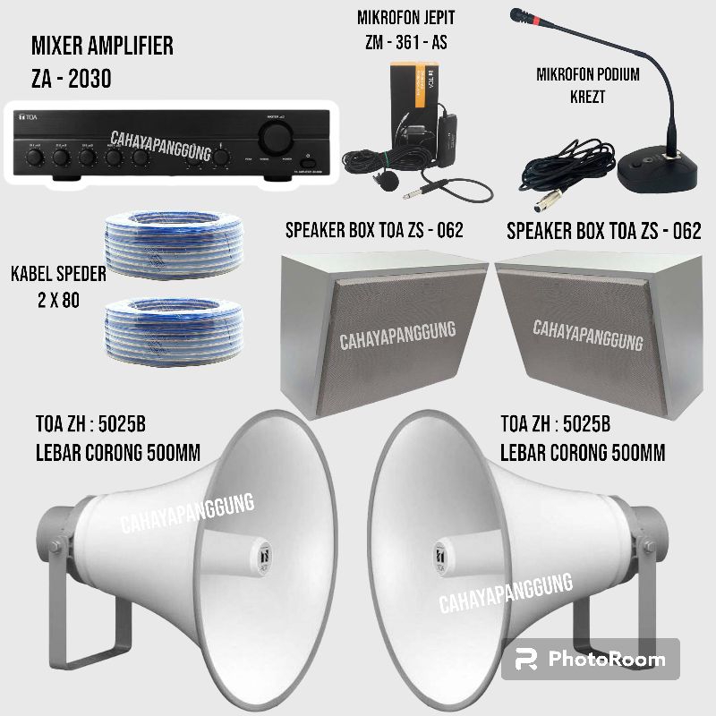 Paket Toa Speaker Untuk Mesjid Dan Musholla