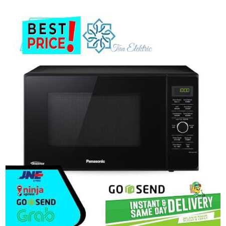 PANASONIC NN-GD37HB Black Inverter Microwave / Grill Oven