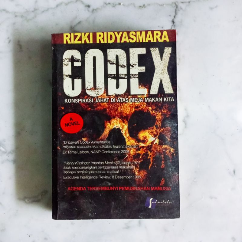 Novel CODEX: Konspirasi Jahat Di Atas Meja Makan Kita [NETT]
