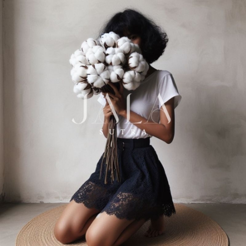 Regina Blue ~ Blue Lace Mini Skirt size S, Rok Mini Renda Biru, Rok Renda Mini Small