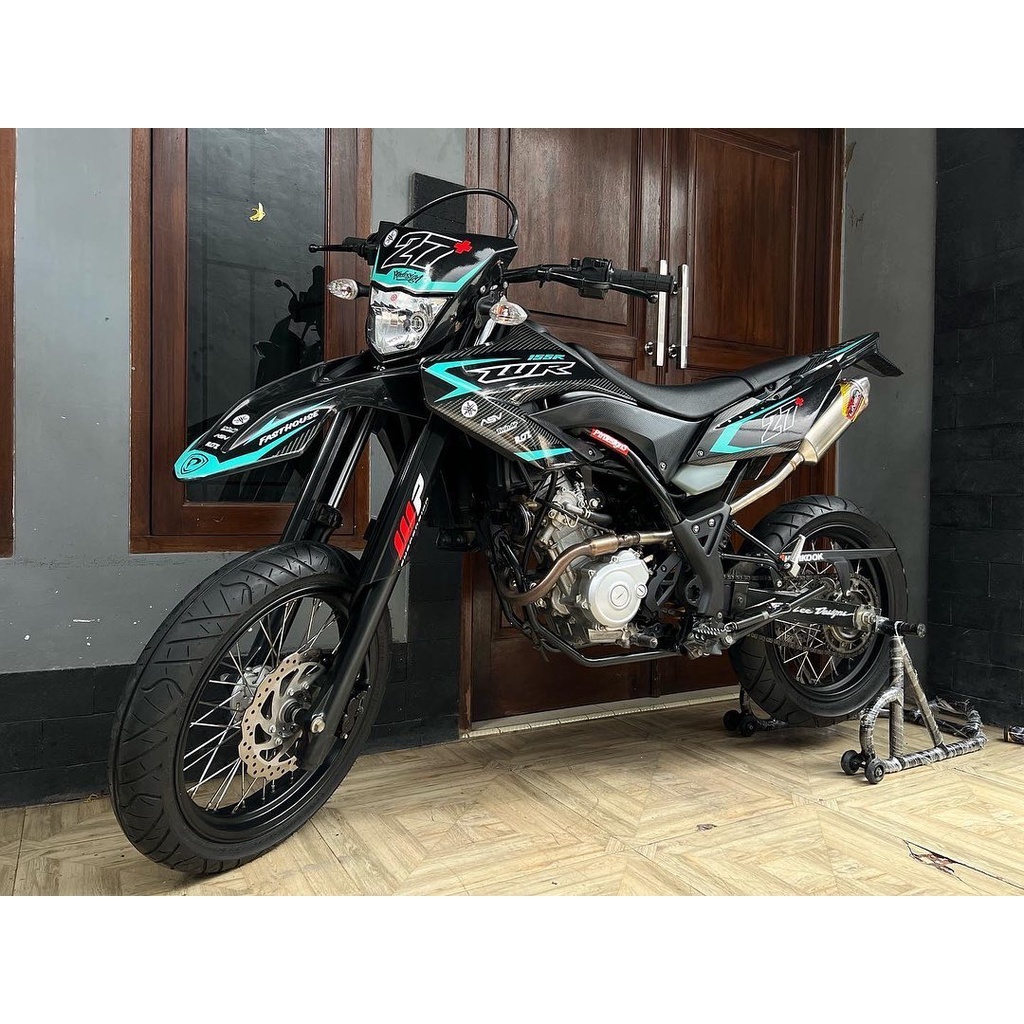 Decal wr155 full body decal wr155 supermoto decal wr155 tosca decal wr155 hitam
