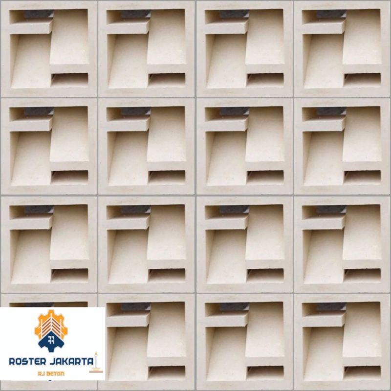 ROSTER BETON/LOSTER MINIMALIS MOTIF CANGKUL 2MUKA.