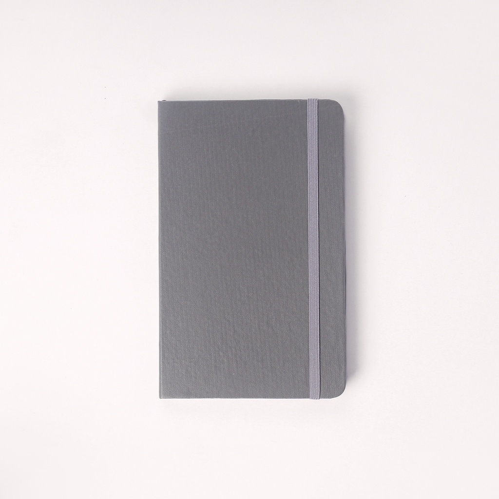 bukuqu Classic Notebook Warna Grey, Dotted