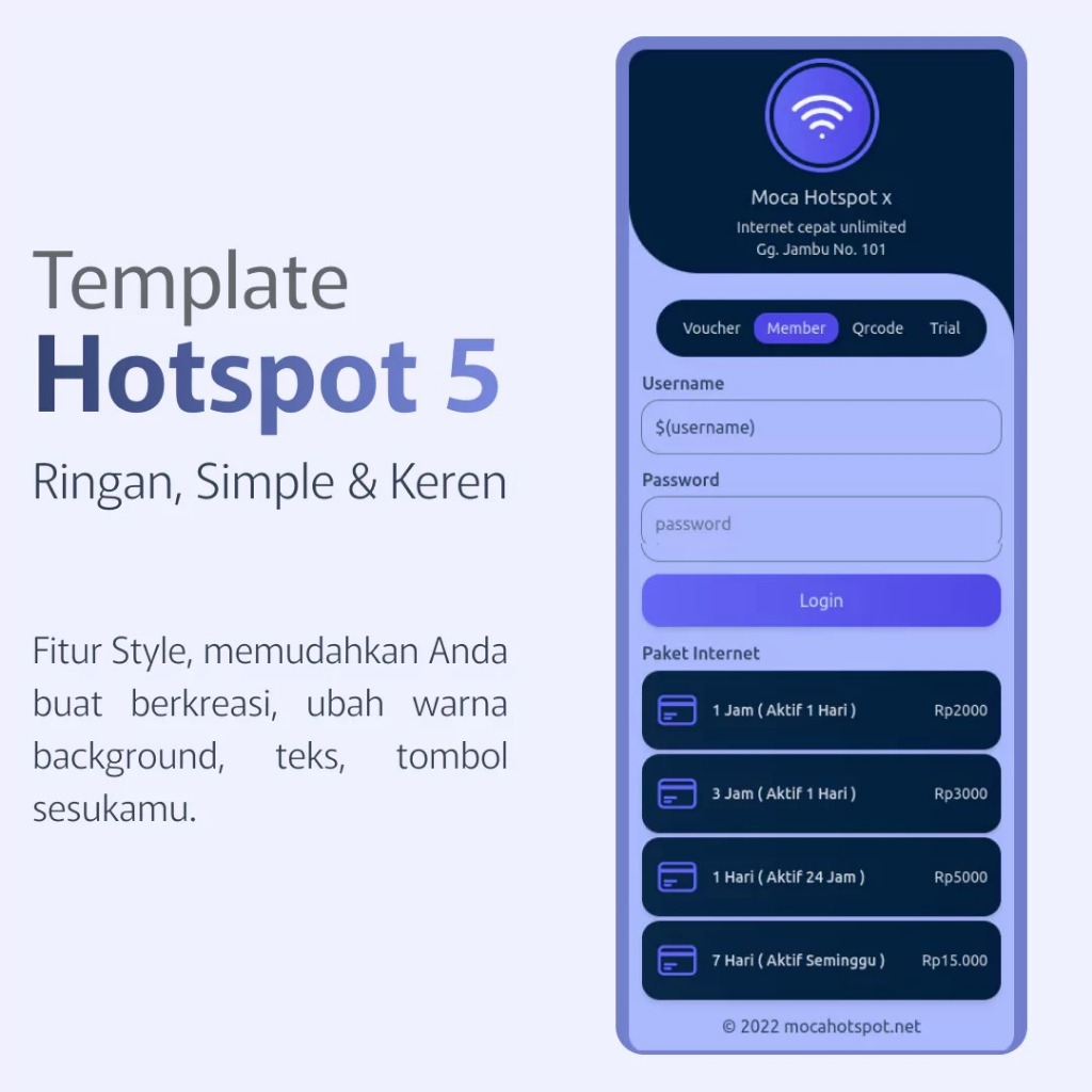 Login Page Hotspot 5