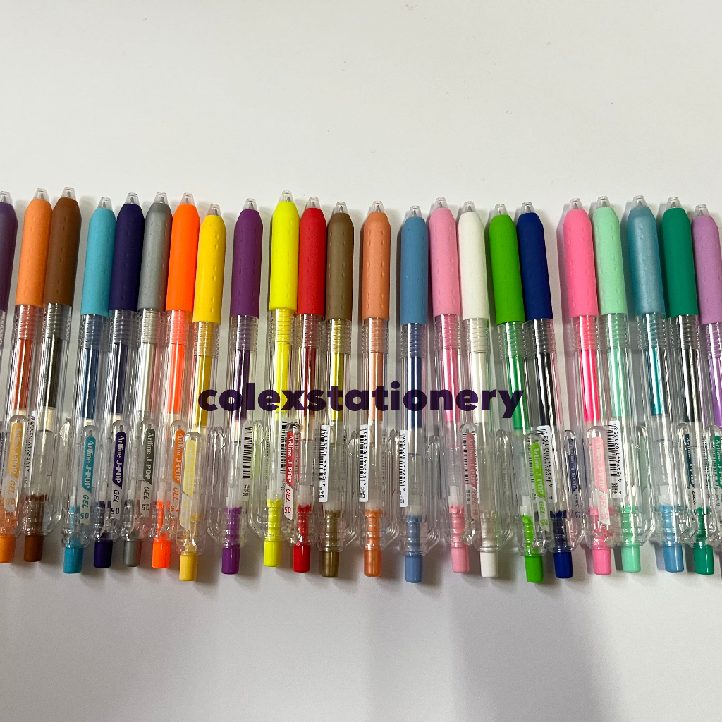 

Pulpen Gel Warna-Warni Berkualitas / Pen Cair Warna / Color Pen Gel High Quality Artline 0.5mm (1 Pcs)