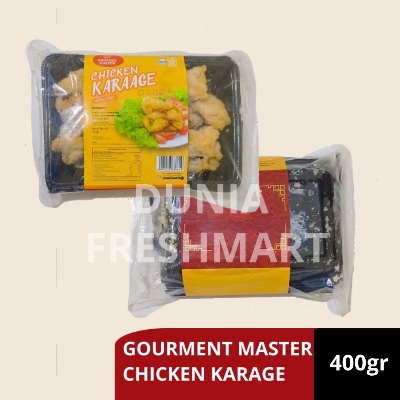 

GOURMENT MASTER CHICKEN KARAGE 400GR AYAM PAHA FILLET KARAAGE AYAM KARAGE FROZEN