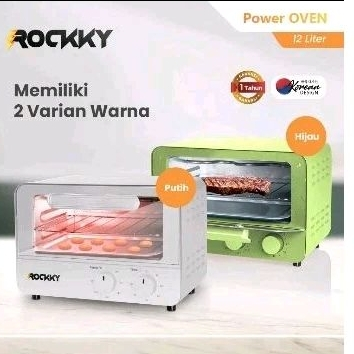 Rockky Power Oven Listrik 12L (Oven Low Watt)