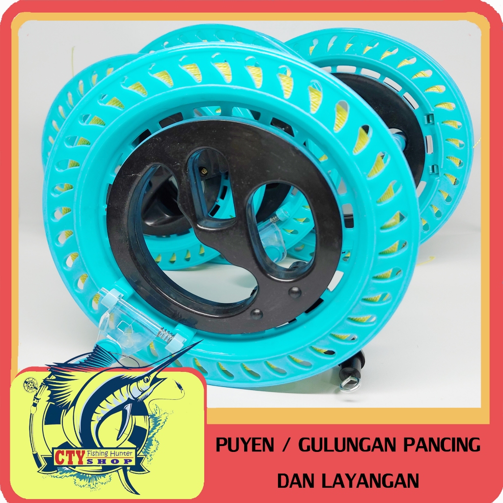 PUMPUYAN / PUYEN / GULUNGAN LAYANGAN / GULUNGAN PANCING / LAYANG LAYANG/ CATROL  FIBER MENGGUNAKAN H