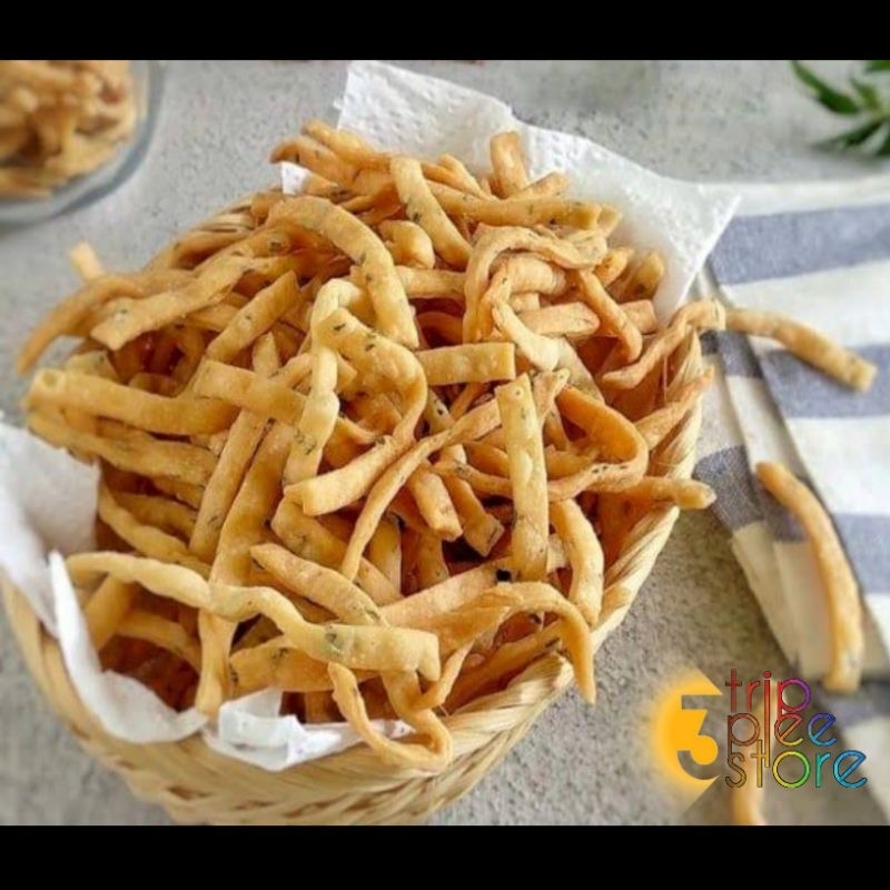

kripik stik bawang renyah,gurih,krenyes