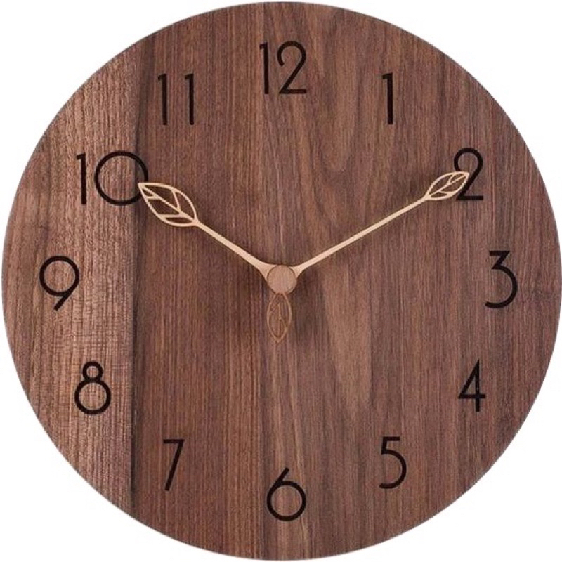 Jam Dinding Kayu Jati Klasik Model bulat