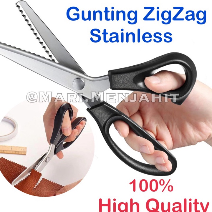 

Terbaru Gunting Zigzag Gerigi Beltex Belltex 9 Bahan Tailor Penjahit High Quality