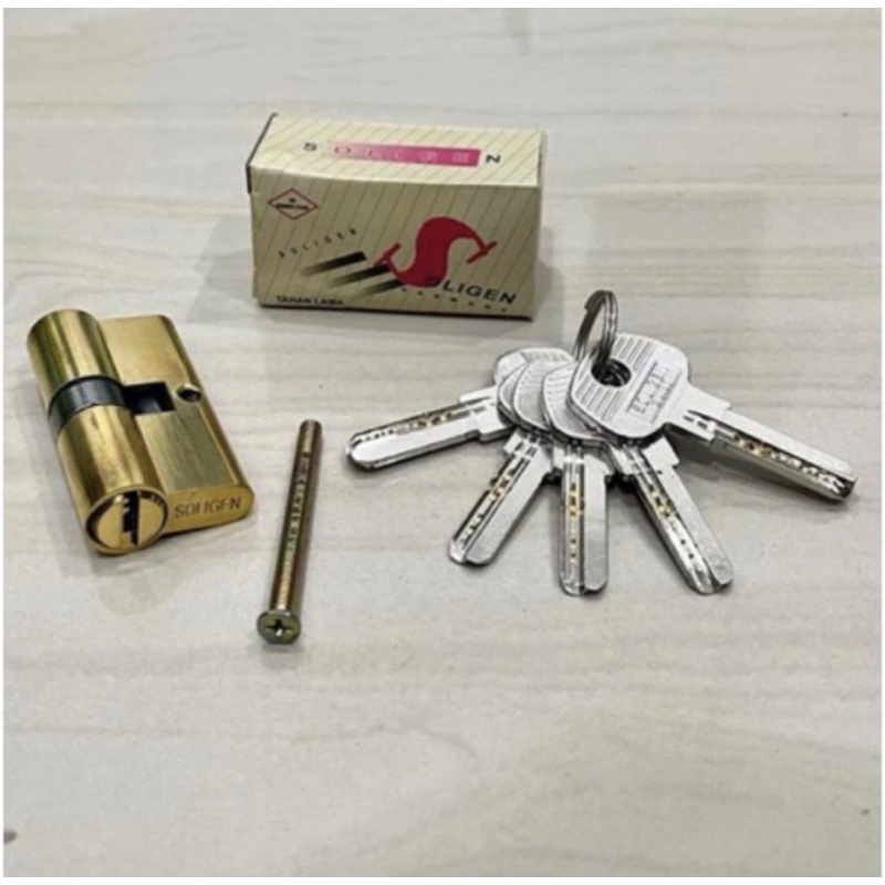 SOLIGEN CYLINDER 5key Anak kunci pintu rumah besar Soligen Anak kunci komputer key silinder cylinder