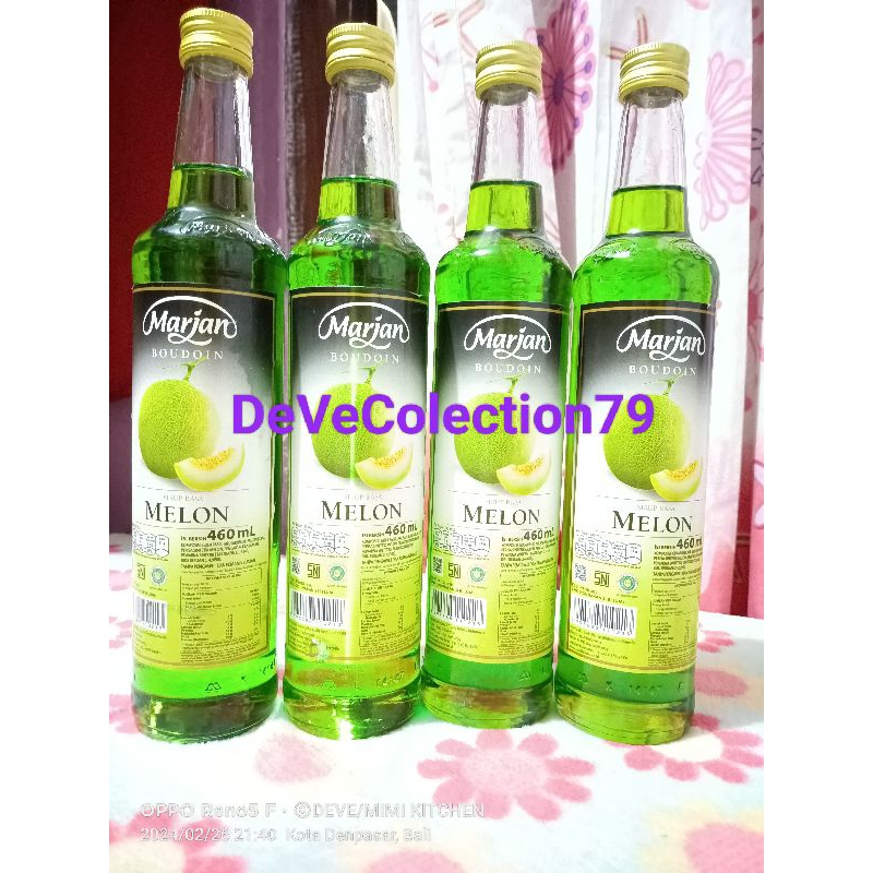 

MARJAN BOUDOIN SYRUP MELON 460ML