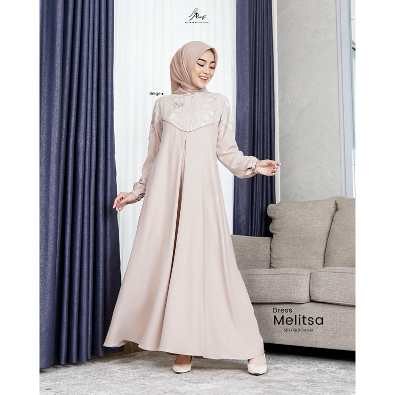 AR RAFI Melitsa Dress - Gamis Brukat