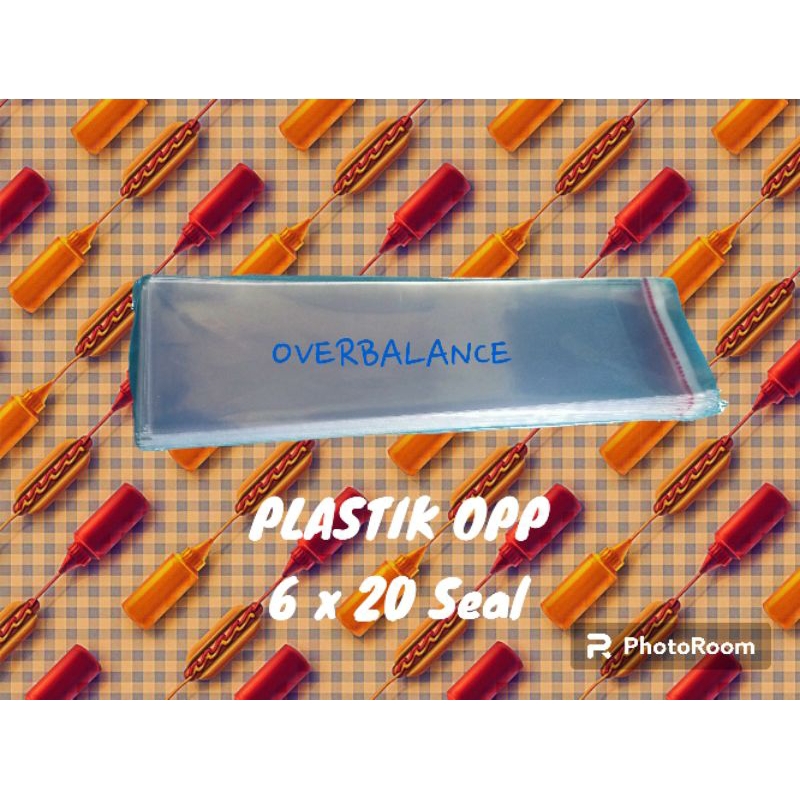 Plastik Opp 6x20 Food Grade - Plastik Opp 6 x 20 Seal - Plastik Opp Roti-Souvenir