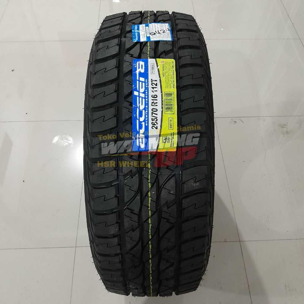 Ban Mobil Tubles Semi AT 265/70/16 Ban Triton Strada Ring 16 Accelera Omikron AT