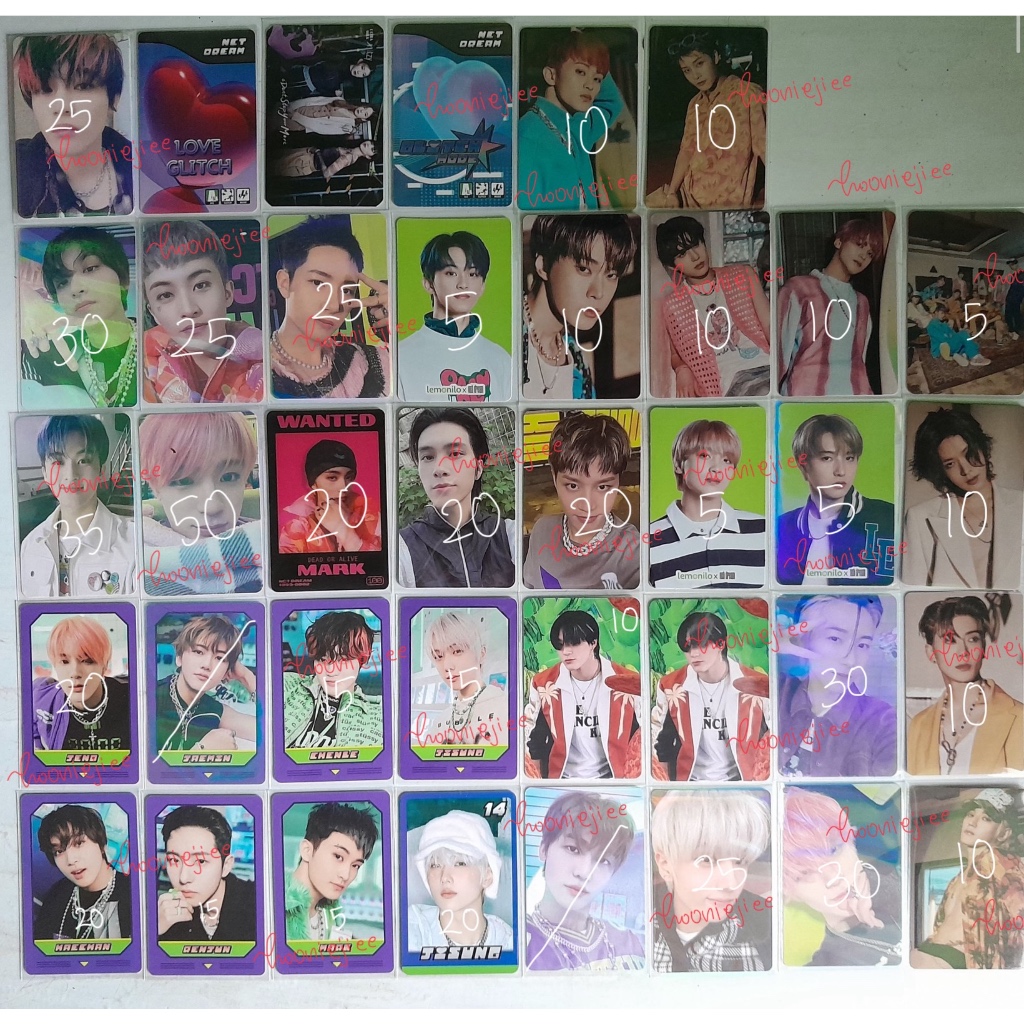 PHOTOCARD NCT TREASURE JENO SELIMUT GLITCH MODE BLOOMING 127 DREAM