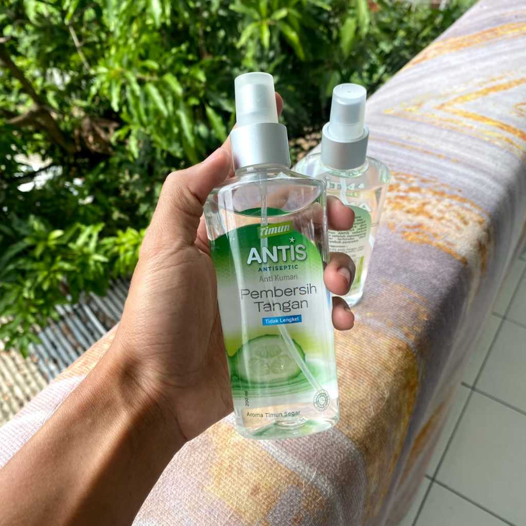 Hand sanitizer ANTIS spray 200 ml aroma timun - kesehatan - pembersih tangan