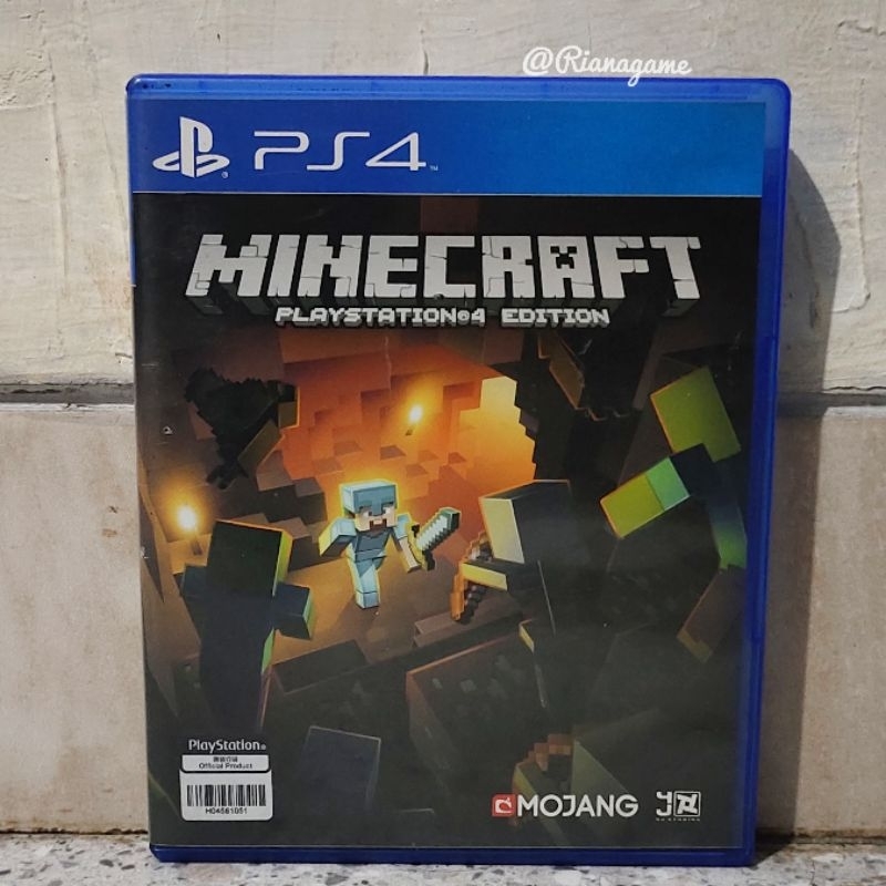 BD Kaset PS4 PS5 Minecraft PS4 Edition Game CD PS 4 5 Original Playstation Bekas Second Mulus