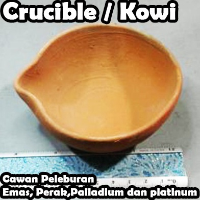 Produk Terkini kowi krusibel crucible peleburan emas crucible melting disc AZD