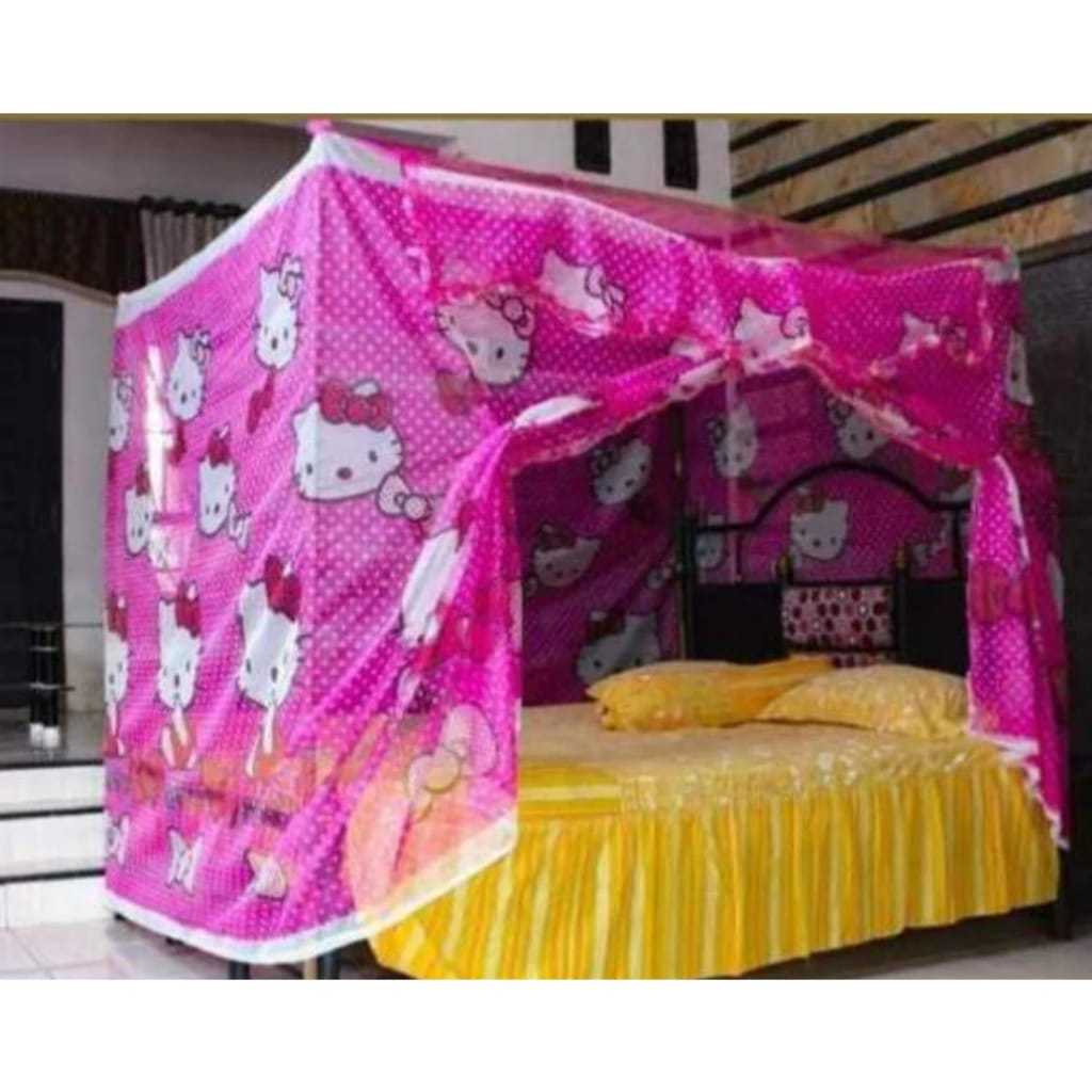 kelambu karakter hello kitty termurah BEST QUALITY jumbo no.1