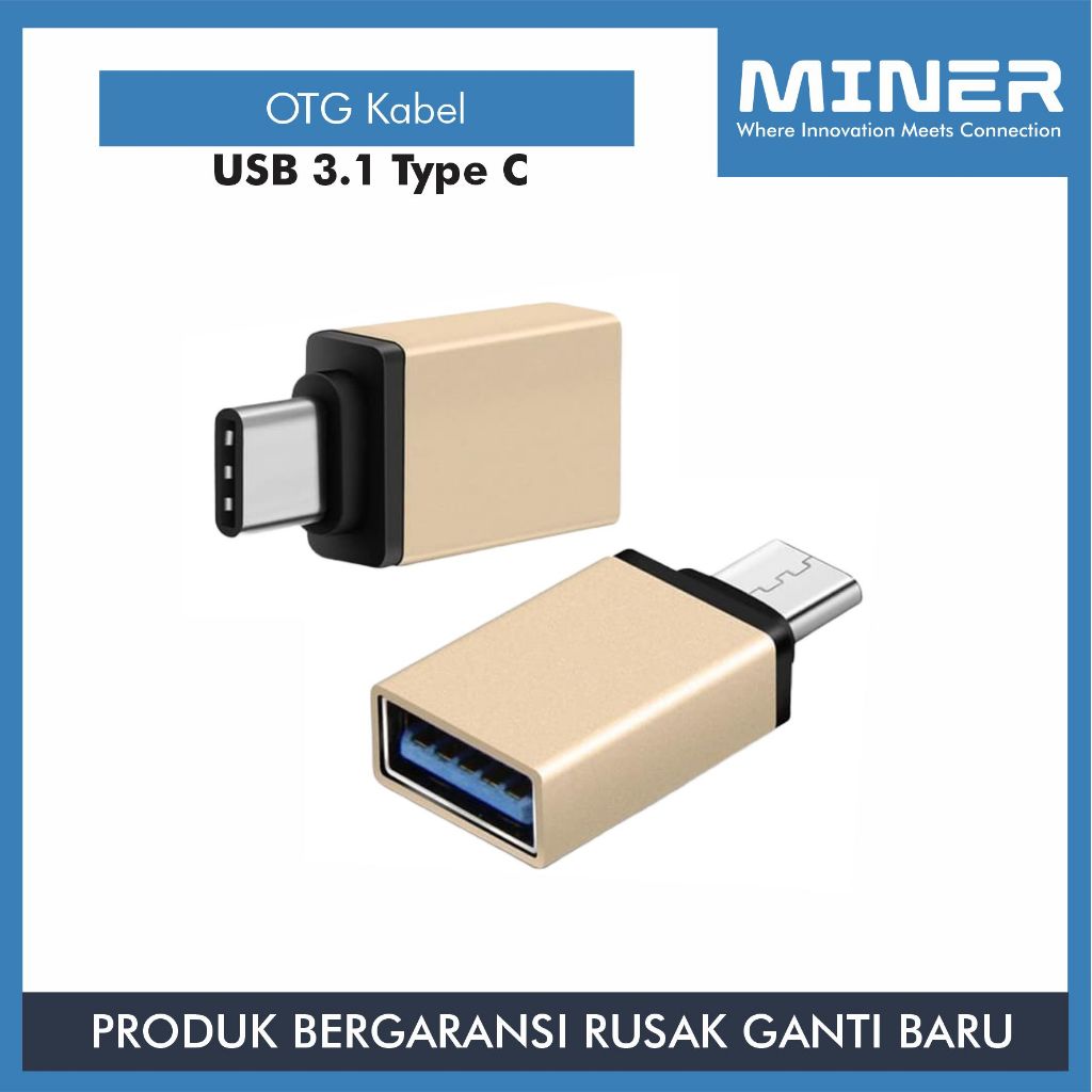 MINER OTG Type C USB 3.1 to USB 3.0 Adapter Konektor HP
